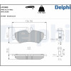 Delphi | Bremsbelagsatz, Scheibenbremse | LP1983