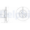 Delphi | Bremsscheibe | BG4054