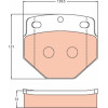TRW | Bremsbelagsatz, Scheibenbremse | GDB5087