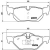 Brembo | Bremsbelagsatz, Scheibenbremse | P 06 038