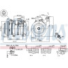 Nissens | Kompressor, Klimaanlage | 89312