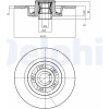 Delphi | Bremsscheibe | BG9026RS