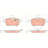 TRW | Bremsbelagsatz, Scheibenbremse | GDB1374