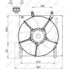 NRF | Lüfter, Motorkühlung | 47487