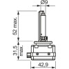 BOSCH 1 987 302 905 Abblendlicht-Glühlampe D1S 85V 35W Pk32d-2, 4300K, Xenon