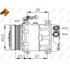 NRF | Kompressor, Klimaanlage | 32701