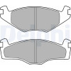 Delphi | Bremsbelagsatz, Scheibenbremse | LP420