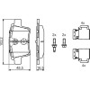 BOSCH | Bremsbelagsatz, Scheibenbremse | 0 986 494 622