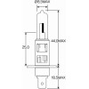 Vemo | Glühlampe, Fernscheinwerfer | V99-84-0012