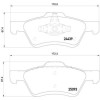 Brembo | Bremsbelagsatz, Scheibenbremse | P 24 159