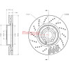 Metzger | Bremsscheibe | 6110867