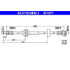 ATE | Bremsschlauch | 24.5112-0492.3