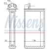 Nissens | Wärmetauscher, Innenraumheizung | 72981