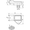 BOSCH | Sensor, Ladedruck | 0 281 002 487