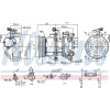 Nissens | Kompressor, Klimaanlage | 890145