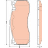 TRW | Bremsbelagsatz, Scheibenbremse | GDB1802