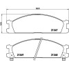 Brembo | Bremsbelagsatz, Scheibenbremse | P 24 026