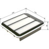 BOSCH F 026 400 369 Luftfilter