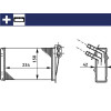 Mahle | Wärmetauscher, Innenraumheizung | AH 73 000S