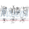 Nissens | Kompressor, Klimaanlage | 890077