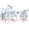 Nissens | Kompressor, Klimaanlage | 89147