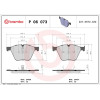 Brembo | Bremsbelagsatz, Scheibenbremse | P 06 073