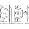 BOSCH | Bremsbelagsatz, Scheibenbremse | 0 986 494 294