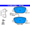 ATE | Bremsbelagsatz, Scheibenbremse | 13.0460-2768.2