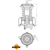 NRF | Thermostat, Kühlmittel | 725095