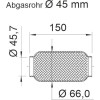 Ernst | Flexrohr, Abgasanlage | 460682