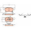 TRW | Bremsbelagsatz, Scheibenbremse | GDB2091