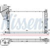 Nissens | Kühler, Motorkühlung | 62519A