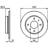 BOSCH | Bremsscheibe | 0 986 479 236