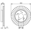 BOSCH | Bremsscheibe | 0 986 479 687