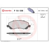 Brembo | Bremsbelagsatz, Scheibenbremse | P 54 030