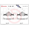 Brembo | Bremsbelagsatz, Scheibenbremse | P 06 107