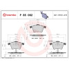 Brembo | Bremsbelagsatz, Scheibenbremse | P 85 062