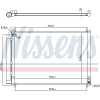 Nissens | Kondensator, Klimaanlage | 940537