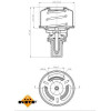 NRF | Thermostat, Kühlmittel | 725007