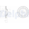 Delphi | Bremsscheibe | BG4214