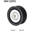 SKF | Umlenk-/Führungsrolle, Keilrippenriemen | VKM 32093