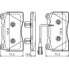 BOSCH | Bremsbelagsatz, Scheibenbremse | 0 986 494 539