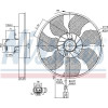 Nissens | Lüfter, Motorkühlung | 85957