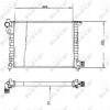 NRF | Kühler, Motorkühlung | 58893