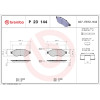 Brembo | Bremsbelagsatz, Scheibenbremse | P 23 144