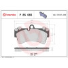 Brembo | Bremsbelagsatz, Scheibenbremse | P 85 065