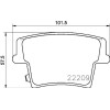 Brembo | Bremsbelagsatz, Scheibenbremse | P 11 040