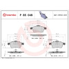 Brembo | Bremsbelagsatz, Scheibenbremse | P 85 049