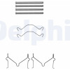 Delphi | Zubehörsatz, Scheibenbremsbelag | LX0306