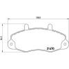 Brembo | Bremsbelagsatz, Scheibenbremse | P 24 032